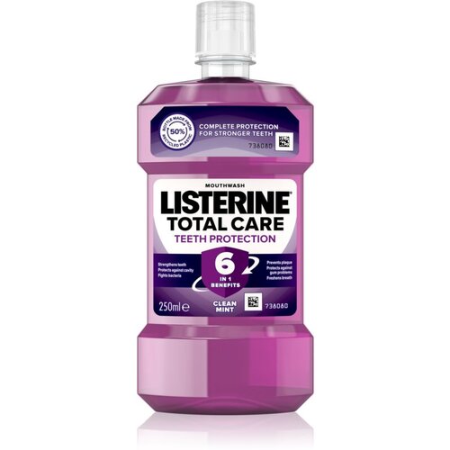 Listerine Total Care Teeth Protection vodica za usta za kompletnu zaštitu zubi i svježi dah Clean Mint 250 ml Cijene