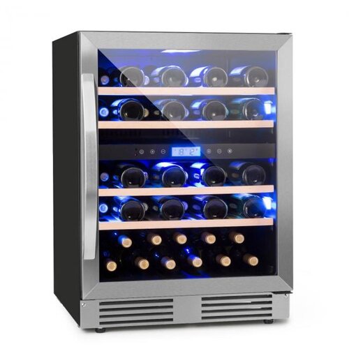 Klarstein Vinovilla Duo43 2-conski hladilnik za vino, 129 l, 43 steklenic, 3 barve, steklena vrata Cene