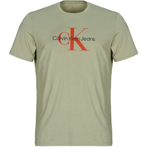 Calvin Klein Jeans SS HERO MONOGRAM TEE30S EU OPT Zelena Cijene