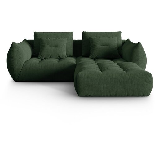 Micadoni Temno zelena kotna sedežna garnitura (s kotom po izbiri) Bloom &amp;ndash; Home Slike