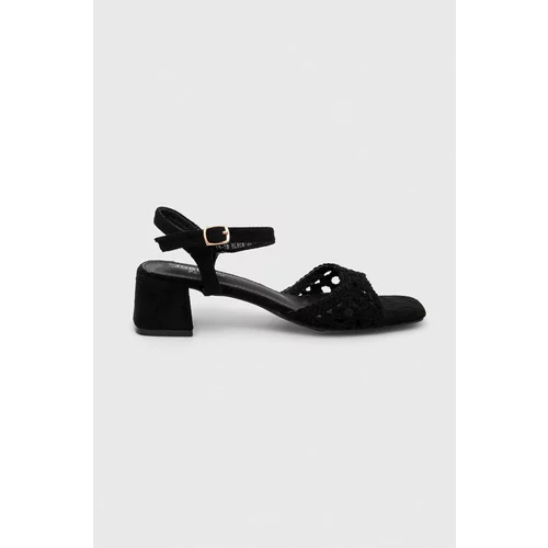 Answear Lab Sandale za žene, boja: crna