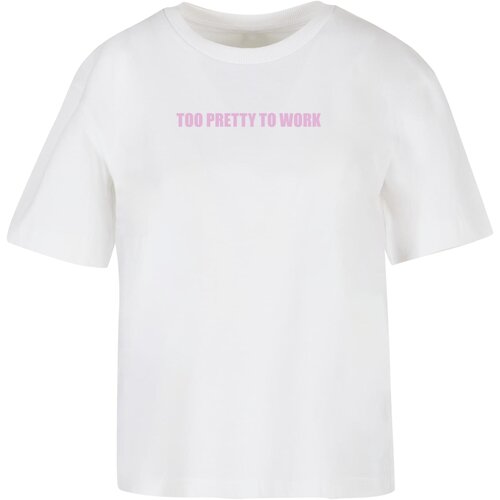 Mister Tee Women&amp;#039;s T-shirt Too Pretty white Slike