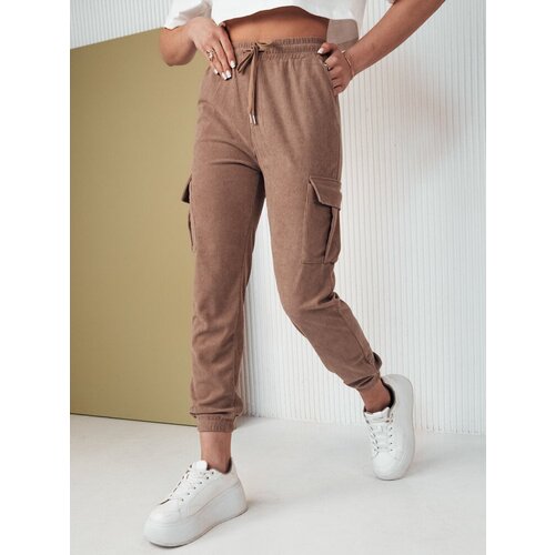 DStreet Spodnie damskie dresowe FLAYON kamelowe Cijene