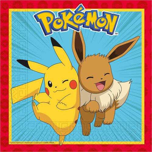 Procos Pokémon set papirnatih salveta - dvoslojne, 33x33 cm, 20 kom Cene