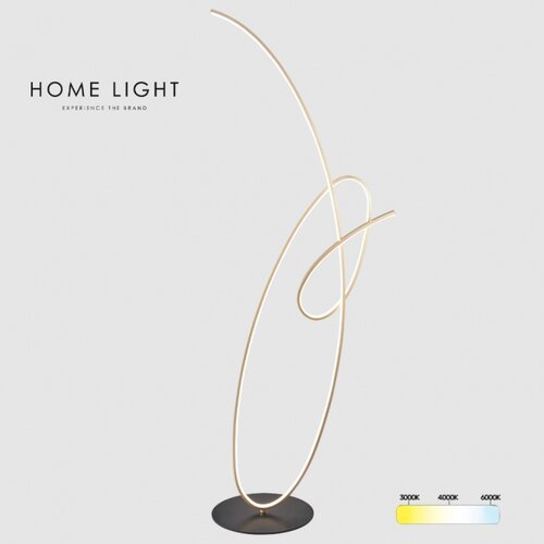 Solea 146 PODNA LAMPA 42W CCT CRNA/ZLATO Slike