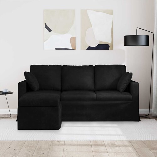 SOFA Crna 178 x 134 x 80 cm Bar&amp;scaron;un Slike