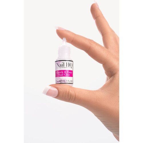Nail HQ Quick &amp;amp; Easy Nail Glue lepilo za nohte 3 ml Slike