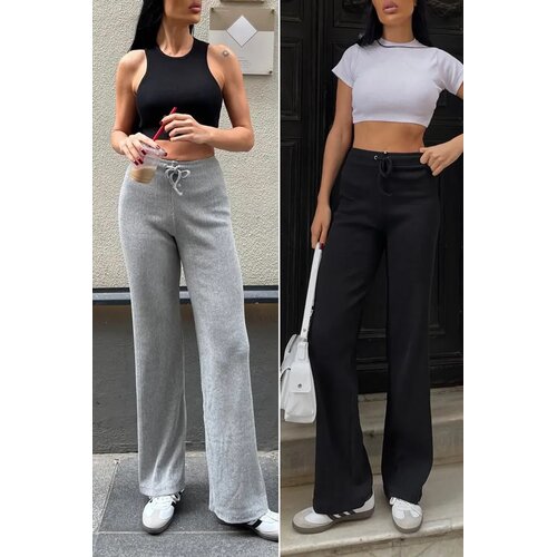 TRENDYOLMILLA Set ženskih pantalona Tedaw25Ea00010, 2 komada, &amp;Scaron;arene Slike