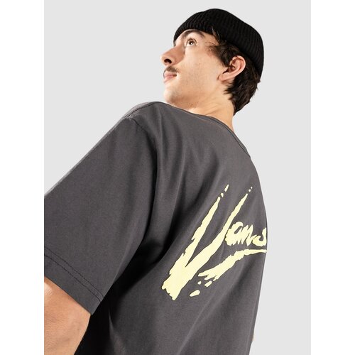 Vans Brush Script Loose T-shirt asphalt / shadow lime Slike