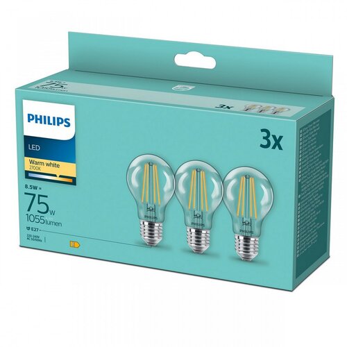 Philips led žarulja E27 8,5 w 1055 lm 2700 k filament 3/1 Slike