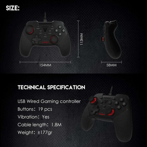 Fantech joypad GP13 shooter ii crni Cene
