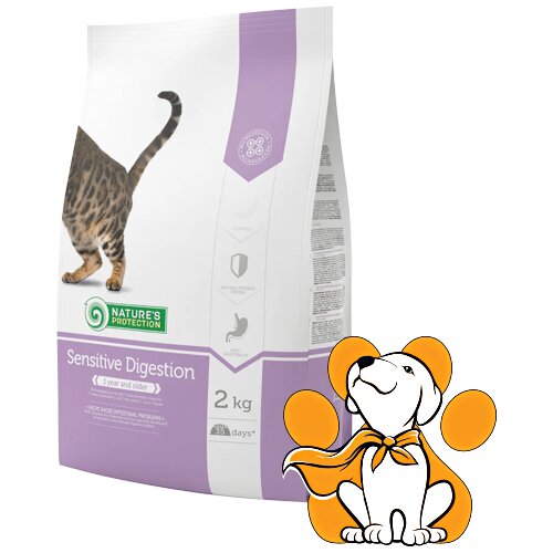 Nature&amp;#039;s Protection Hrana za mačke sa osetljivim digestivnim traktom, 2kg Slike