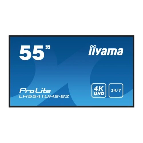 Iiyama Digitalni ekran 55" LH5541UHS-B2 IPS 3840x2160/8ms/HDMI/VGA/USB/zvucnici Cene