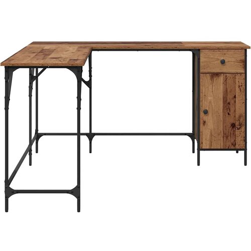 VidaXL Stol Staro drvo 141 x 141 x 75 cm Konstruirano drvo Slike