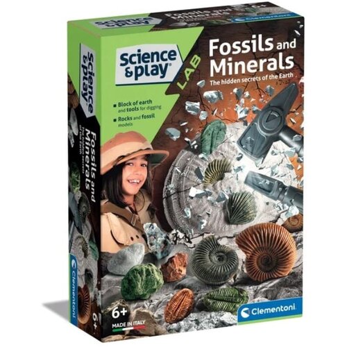 Clementoni Kreativni set iskopavanja fosila i minerala Slike