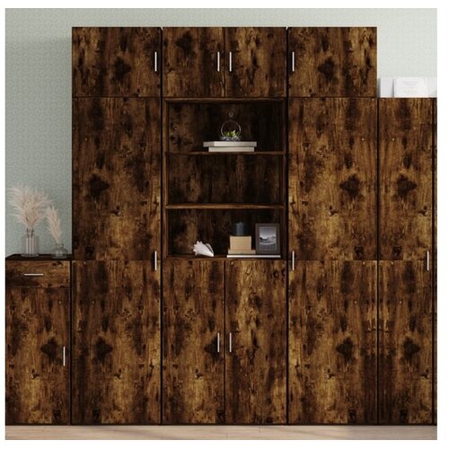 vidaXL Visoka komoda boja hrasta 70x42 5x185 cm od konstruiranog drva Cijene