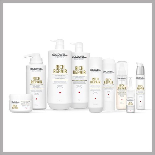 Goldwell Dualsenses Rich Repair obnavljajući &amp;scaron;ampon za suhu i o&amp;scaron;tećenu kosu 250 ml Slike