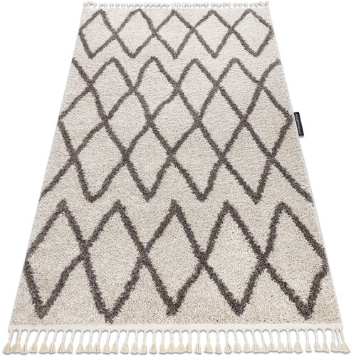RugsX Preproge Preproga BERBER BENI krem Čopki berbery Maro&scaron;ki 80x150 cm Bež Cene