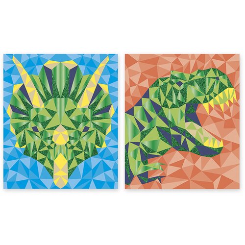 Janod kreativni set za izradu geometrijskih mozaika dinosaurs Slike