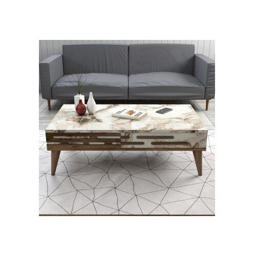 Hanah home valensiya walnut white marble Slike