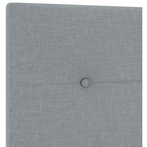  Boxspring krevet s madracem Svjetlosiva 90 x 200 cm Tkanina - Svjetlosiva 90 x 200 cm Pro&scaron;iveno gumbima Cijene