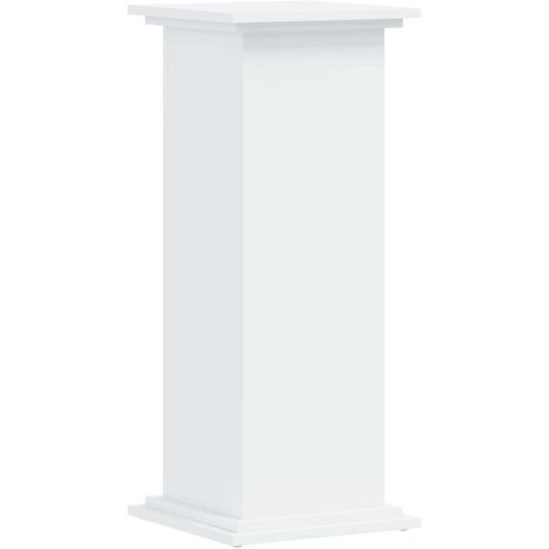 vidaXL Stojalo za rastline belo 33x33x80 cm inženirski les Cene