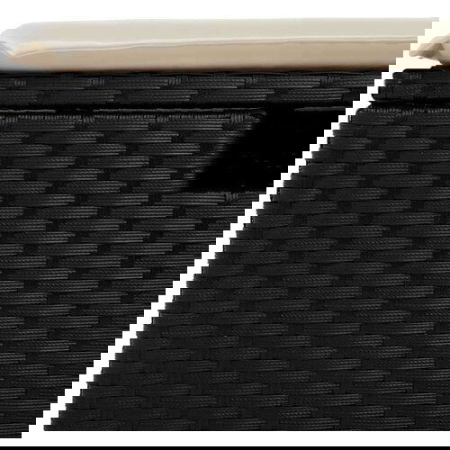 vidaXL 6-dijelni set vrtnih sofa s jastucima crni od poliratana Cijene