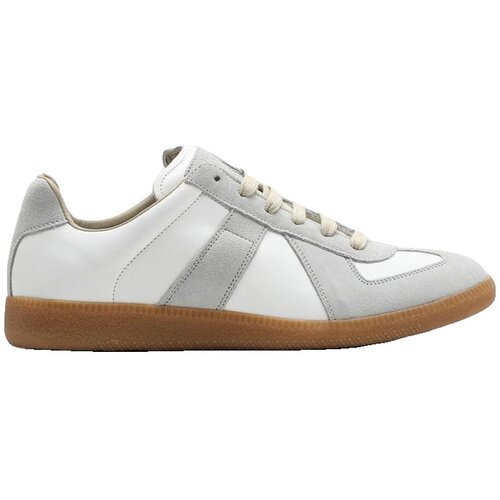 Maison Margiela Nizke superge Baskets cuir blanc Bela Slike