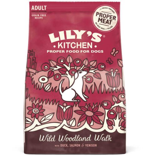 Lily's Kitchen wild woodland walk adult - raca, losos in divjačina 7 kg Cene