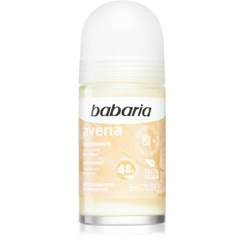 Babaria Deodorant Oat antiperspirant roll-on za osjetljivu kožu 50 ml Slike