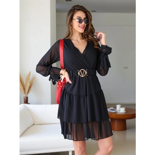 Resti Women's mini dress with frills and wrap neckline Cijene