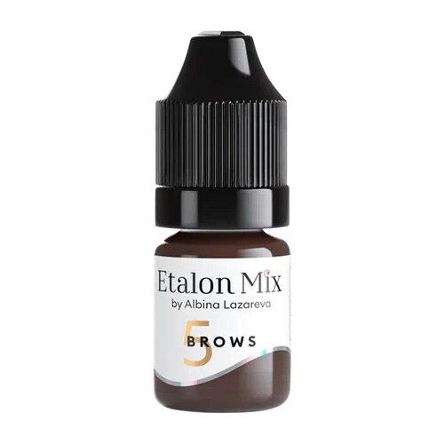 Etalon Mix Pigment trajne &amp;scaron;minke za obrve, 5ml, Crna čokolada Slike