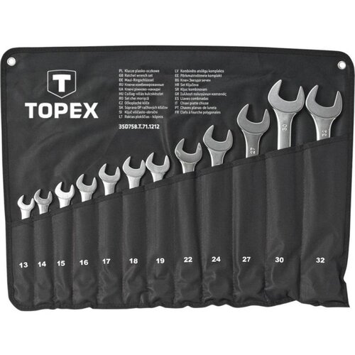 Topex Set okasto-viličastih ključeva 12 kom 35D758 Cijene