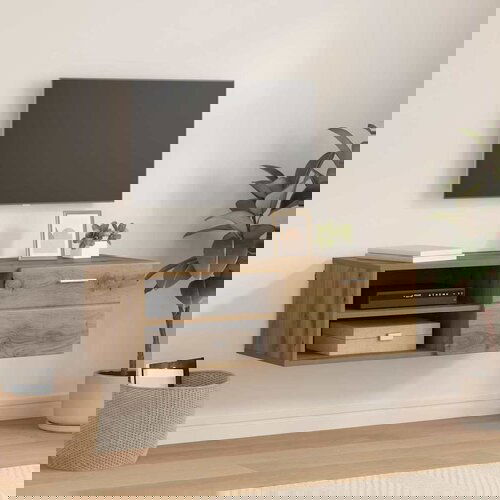 VidaXL TV ormar hrast artisan 100.5 x 39 x 30 cm Konstruirano drvo Slike