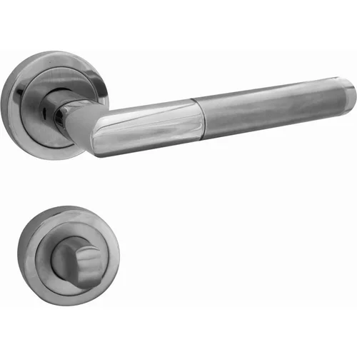 PORTAFERM Kljuka za vrata Portaferm Utah (WC, nerjavno jeklo, mat/brušeno, debelina vrat: 33–47 mm)