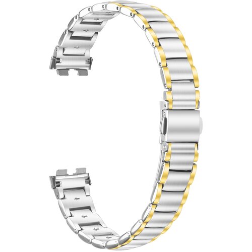 INF Združljiv jekleni pa&scaron;ček za uro Huawei Band 8/9/10 - Na voljo več barv silver+gold, (5000116500) Cene