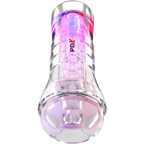 Pipedream PDX Elite ViewTube XXL See-Thru EZ-Grip LED Stroker Clear Slike