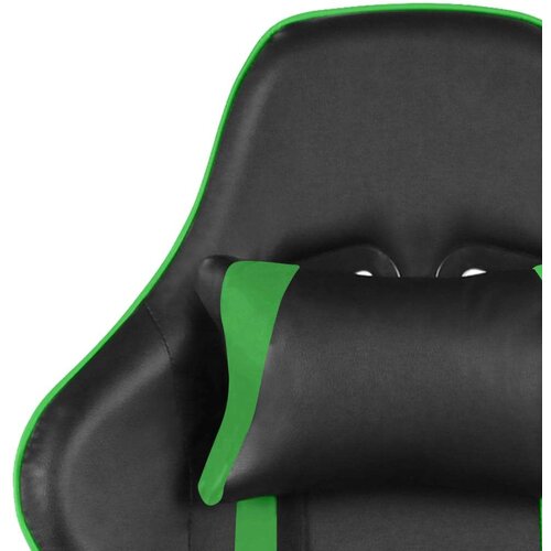 VidaXL Okretna igraća stolica zelena PVC Slike