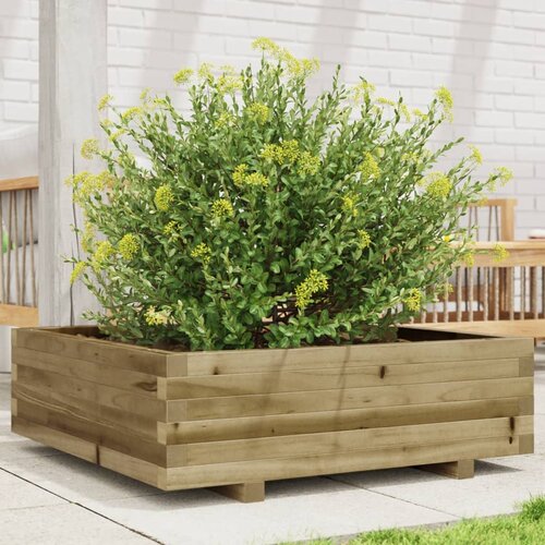  Vrtna sadilica 80 x 80 x 26,5 cm od impregnirane borovine Slike