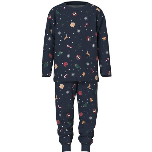 name it pižama DR DH 13234981 NMNVISMAS LS NIGHTSET U modra 110 Cene