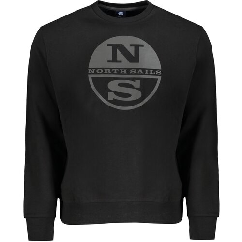 North Sails MEN&#39;S BLACK ZIP-UP SWEATSHIRT Cijene