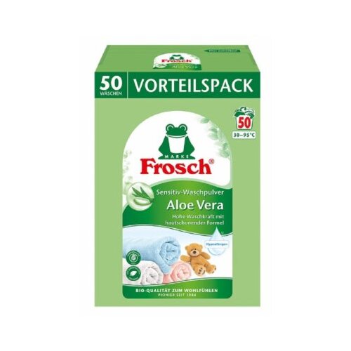 Frosch Sensitive prašak za pranje rublja s aloe verom - 3,42 kg Cene