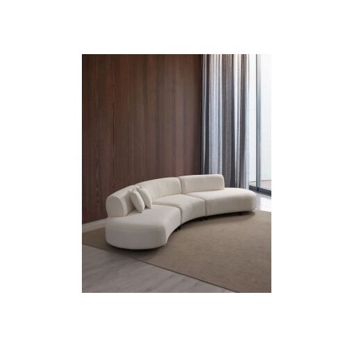 Atelier Del Sofa Kutna sofa Pars Krem, 100x70x390 cm, Bež Slike