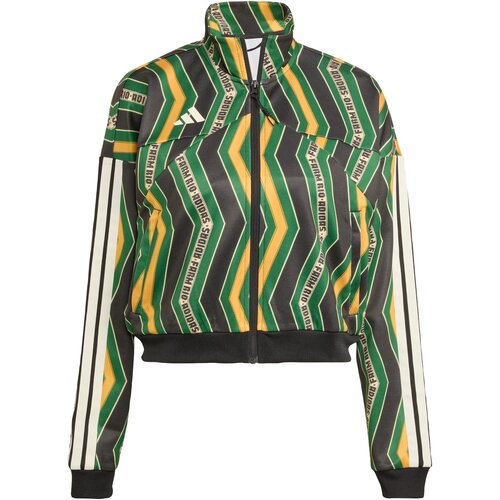 Adidas &amp;Scaron;portna jopa na zadrgo &amp;#039; x Farm Tiro&amp;#039; rumena / zelena / črna / bela Slike