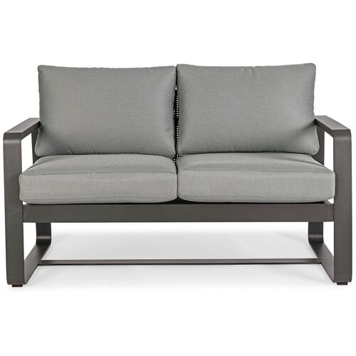 BIZZOTTO Siva vrtna sofa aluminijska Merrigan – Cijene