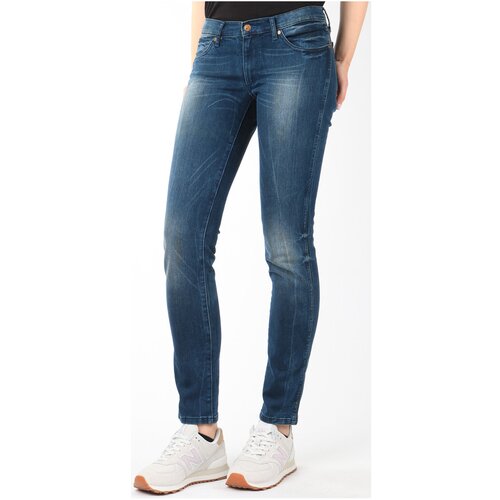 Wrangler Jeans skinny Hailey Slim W22T-XB-23C Modra Slike