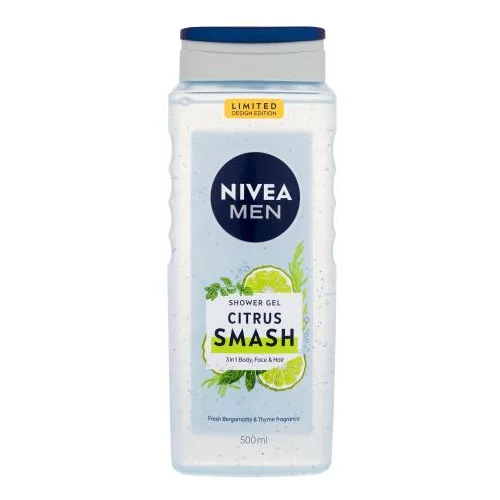 Nivea Men Citrus Smash Shower Gel gel za tuširanje 500 ml za moške