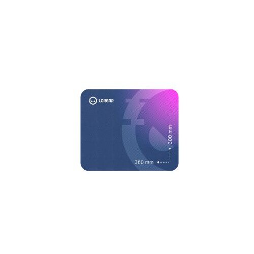 Lorgar Main 133, Gaming mouse pad, High-speed surface, Purple anti-slip rubber base, size: 360mm x 300mm x 3mm, weight 0.2kg Cijene