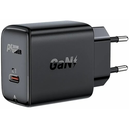  Stenski polnilec A21 30W GaN USB-C (črn), (20633425) Cene