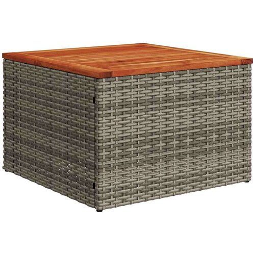 VidaXL 11-dijelni set vrtnih sofa od poliratana s jastucima sivi Slike